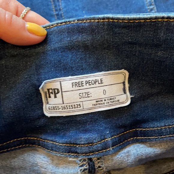 Free People jean skirt! - Picture 5 of 6